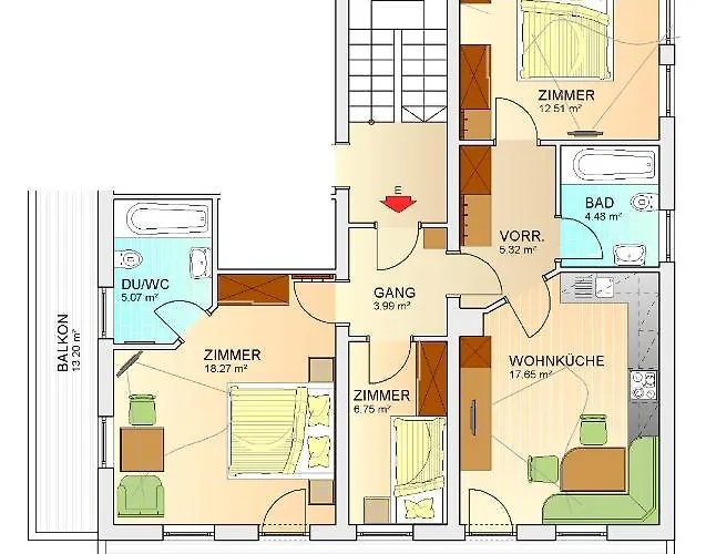 Gruener Apartment Sölden